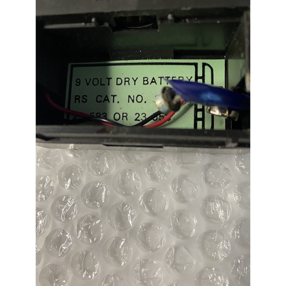 Vintage Realistic Portavision FM/TV Radio Shack Model 12-612 Black Tested/works! - Picture 15 of 16